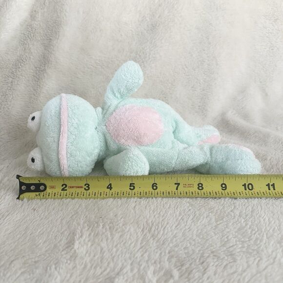 Ty Pluffies Grins the Frog Beanbag Plush Stuffed Animal Toy 10” 2002 Vintage - Picture 6 of 6